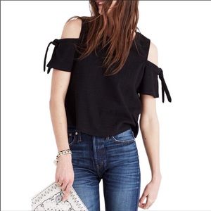 Madewell skylark cold shoulder top